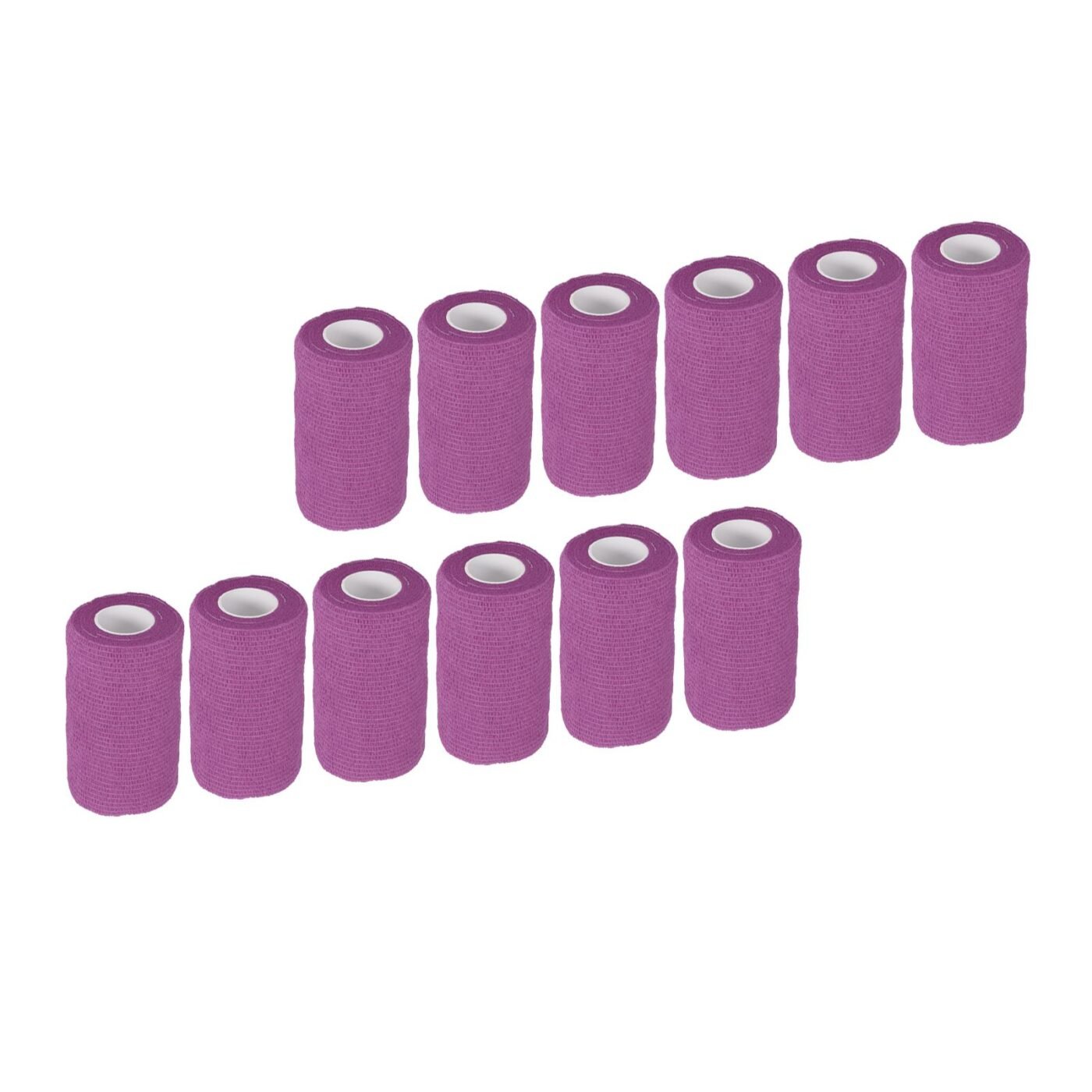 12Pcs Bandage Wrap Natural Latex Elastic Self Adhesive Wrap for Cows Dogs Horses 10cm Purple 2 12Pcs Bandage Wrap Natural Latex Elastic Self Adhesive Wrap for Cows Dogs Horses 10cm Purple - image 2