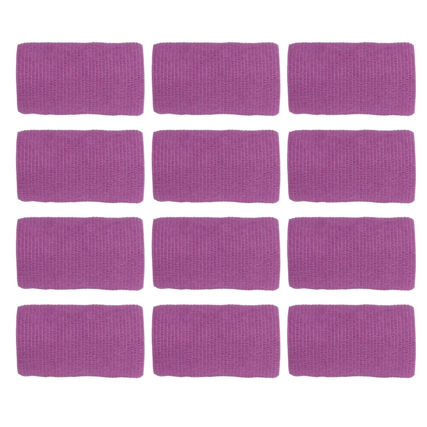 12Pcs Bandage Wrap Natural Latex Elastic Self Adhesive Wrap for Cows Dogs Horses 10cm Purple 4 12Pcs Bandage Wrap Natural Latex Elastic Self Adhesive Wrap for Cows Dogs Horses 10cm Purple - image 4