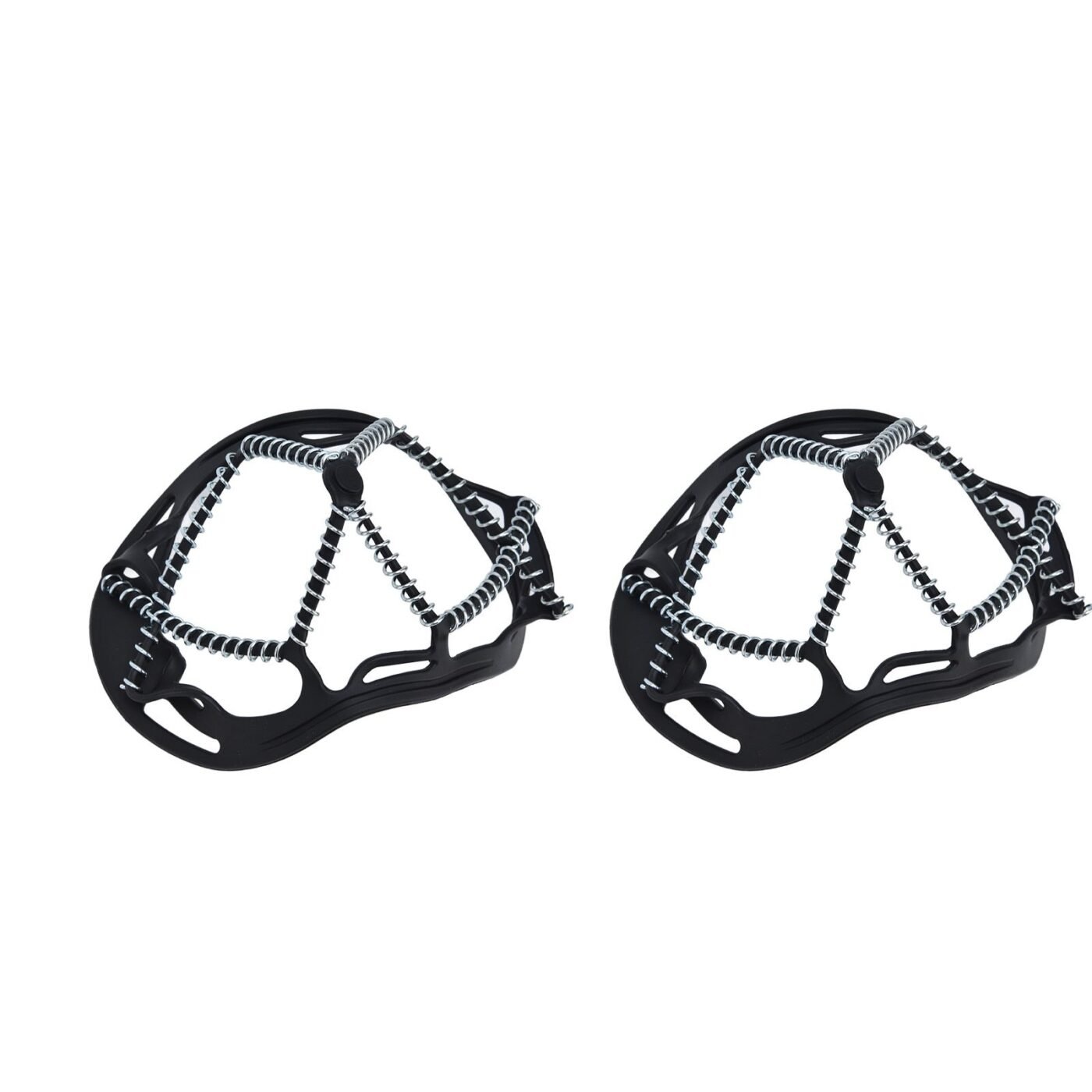 2Pcs Walk Traction Cleats Prevent Slipping High Tension Spring Crampons for Hiking Jogging Hunting 1 2Pcs Walk Traction Cleats Prevent Slipping High Tension Spring Crampons for Hiking Jogging Hunting