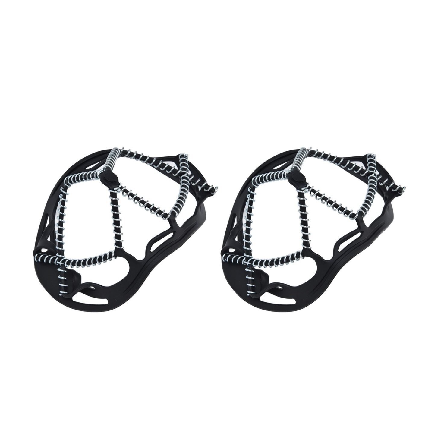 2Pcs Walk Traction Cleats Prevent Slipping High Tension Spring Crampons for Hiking Jogging Hunting 2 2Pcs Walk Traction Cleats Prevent Slipping High Tension Spring Crampons for Hiking Jogging Hunting - image 2