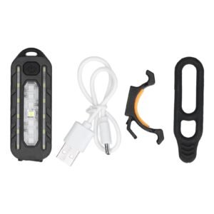 Bike Tail Light IPX3 Grade Waterproof USB Rechargeable LED Rear Bike Light for Mountain Bike