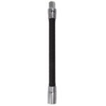 Wrench Extension Rod Bendable Universal Flexible Shaft Sleeve Extension Bar for Factory Workshop Black 1/2