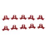 20Pcs Plant Bender Plastic Low Stress 90 Degree Angle Adjustable Plant Training Clips for Green House Garden Red