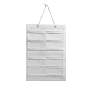 Wall Hanging Storage Bag Kids Hairpin Claw Holder Felt Display Organizer for Jewelry Hair Accessories Horizontal