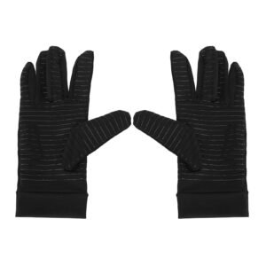 Arthritis Gloves Full Finger Copper Fiber Comfortable Soft Breathable Odorless Compression Gloves for Gaming CookingM
