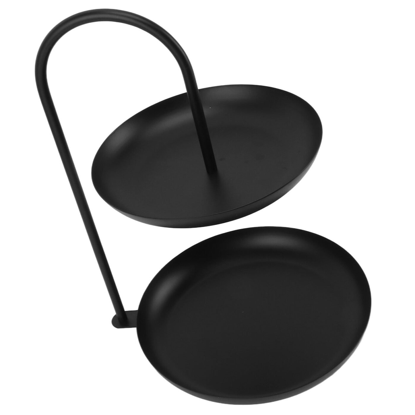 Dessert Rack Fruit Stand Round 2 Tier Iron Display Holder for Party Wedding Birthday Home Black 3 Dessert Rack Fruit Stand Round 2 Tier Iron Display Holder for Party Wedding Birthday Home Black - image 3