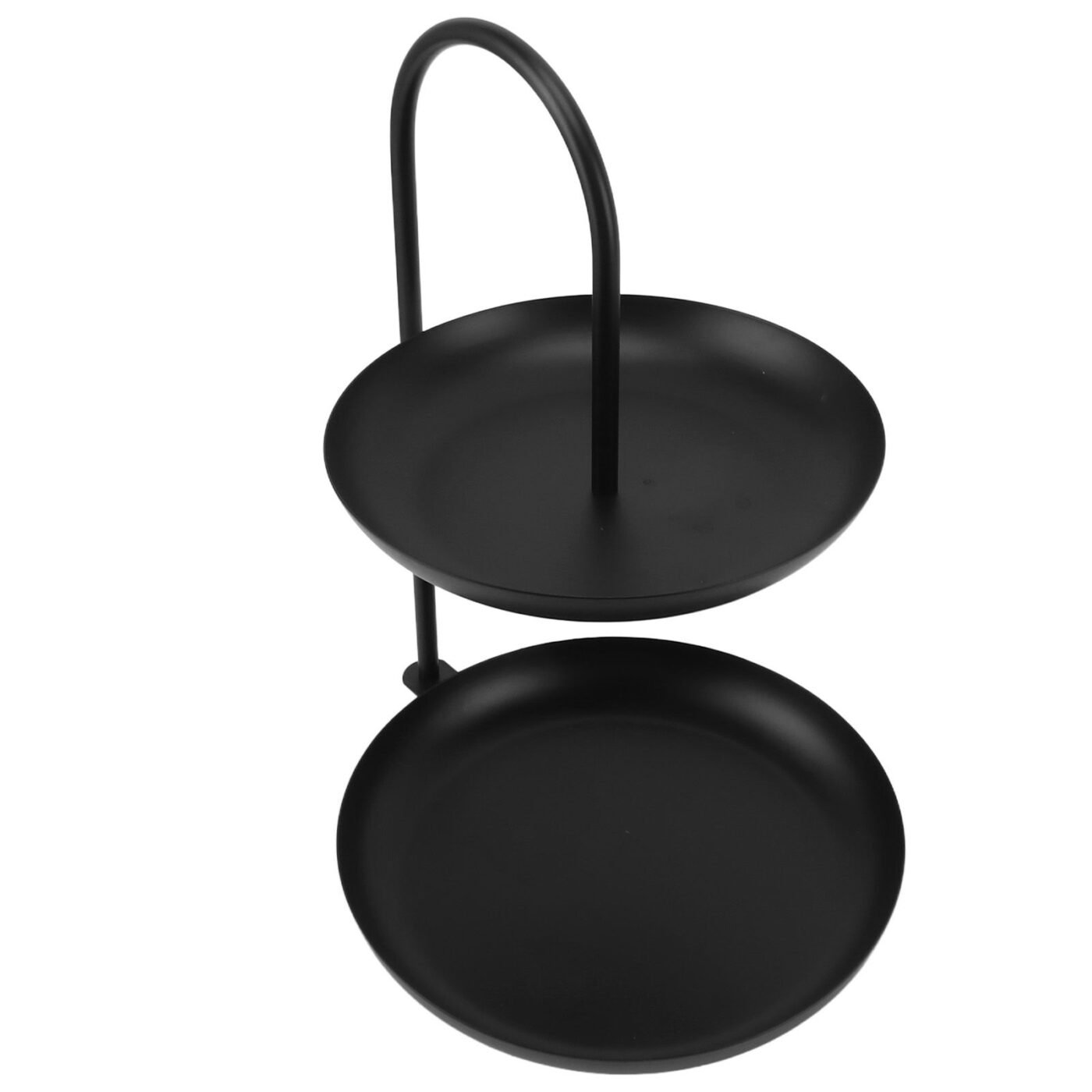Dessert Rack Fruit Stand Round 2 Tier Iron Display Holder for Party Wedding Birthday Home Black 4 Dessert Rack Fruit Stand Round 2 Tier Iron Display Holder for Party Wedding Birthday Home Black - image 4