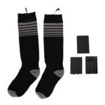 Electric Heated Socks for Men Women Battery Heated Socks with 3 Heat Settings for Hunting Hiking Camping Black