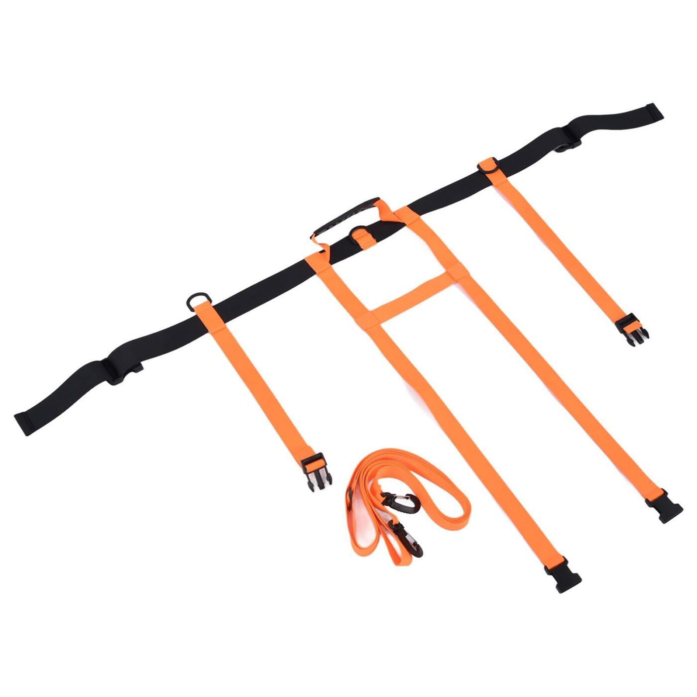 Children Ski Training Safety Ropes Adjustable Outdoor Skiing Harness Safety Shoulder StrapOrange 3 Children Ski Training Safety Ropes Adjustable Outdoor Skiing Harness Safety Shoulder StrapOrange - image 3