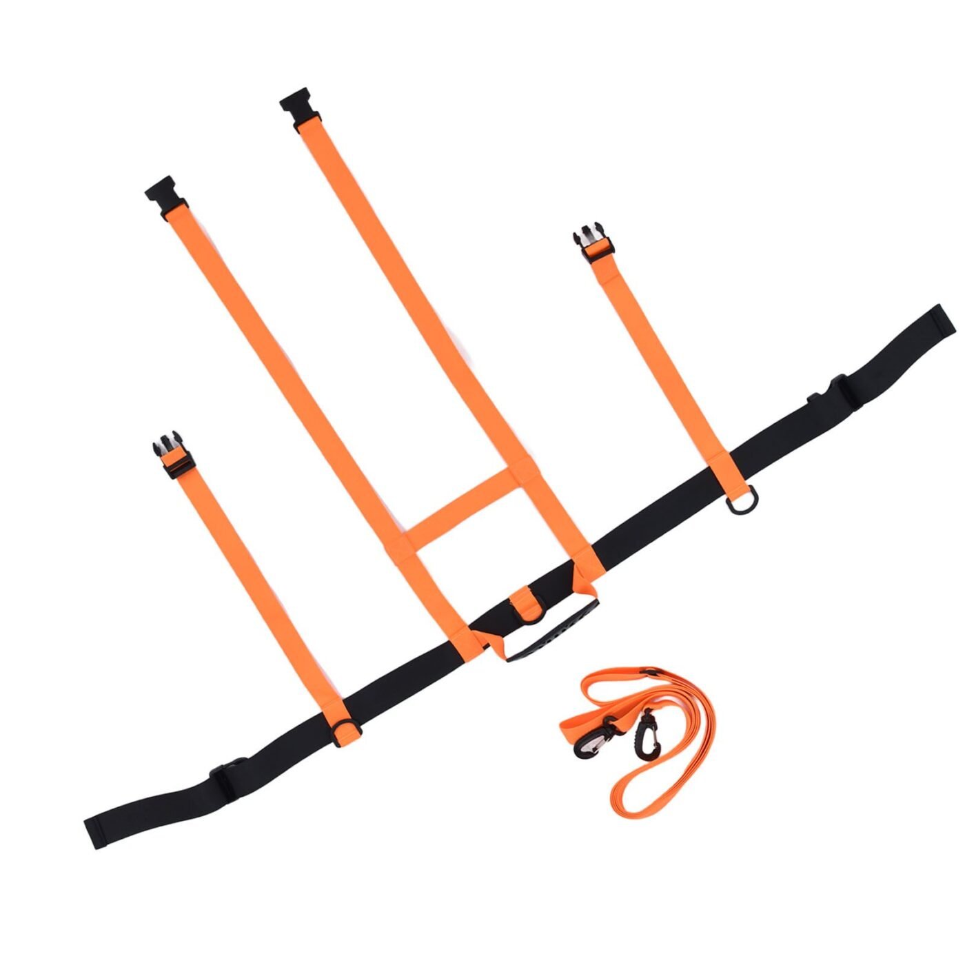 Children Ski Training Safety Ropes Adjustable Outdoor Skiing Harness Safety Shoulder StrapOrange 5 Children Ski Training Safety Ropes Adjustable Outdoor Skiing Harness Safety Shoulder StrapOrange - image 5