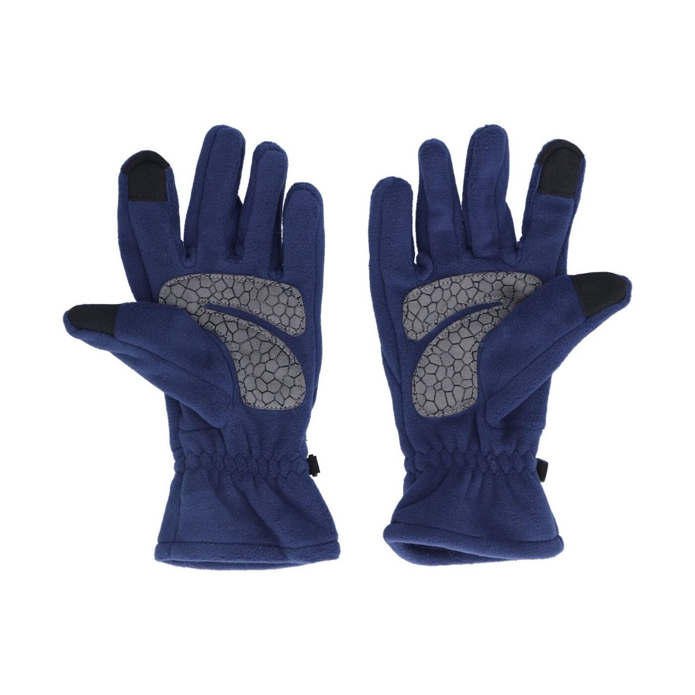 Windproof Gloves Induced Wearable Thickened Non Slip Blue Winter Gloves for Outdoor RidingL 3 Windproof Gloves Induced Wearable Thickened Non Slip Blue Winter Gloves for Outdoor RidingL - image 3