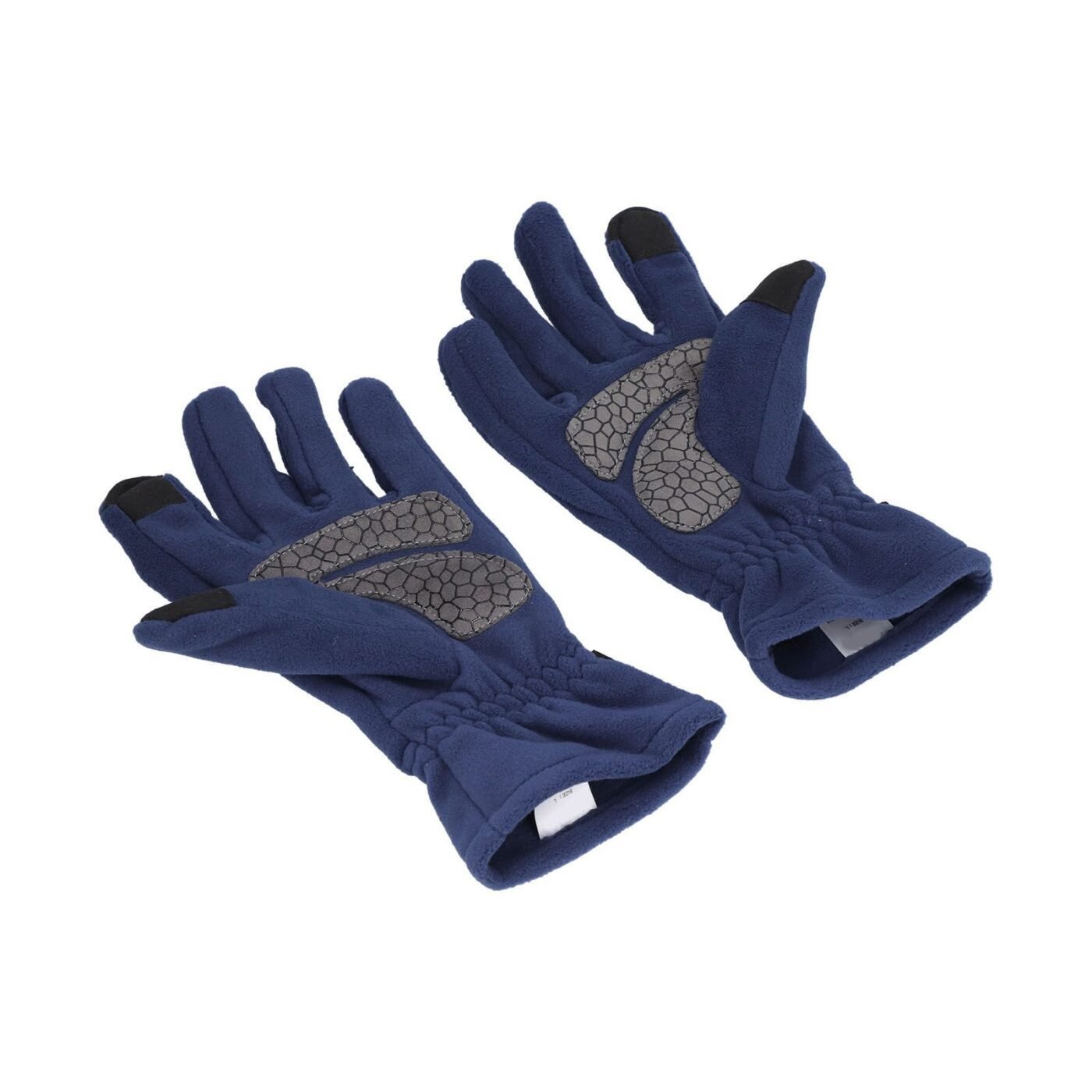 Windproof Gloves Induced Wearable Thickened Non Slip Blue Winter Gloves for Outdoor RidingL 5 Windproof Gloves Induced Wearable Thickened Non Slip Blue Winter Gloves for Outdoor RidingL - image 5
