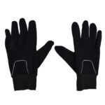 Cycling Gloves Touch Sensitive Waterproof Black Non Slip Windproof Gloves for Outdoor Cycling TravelL