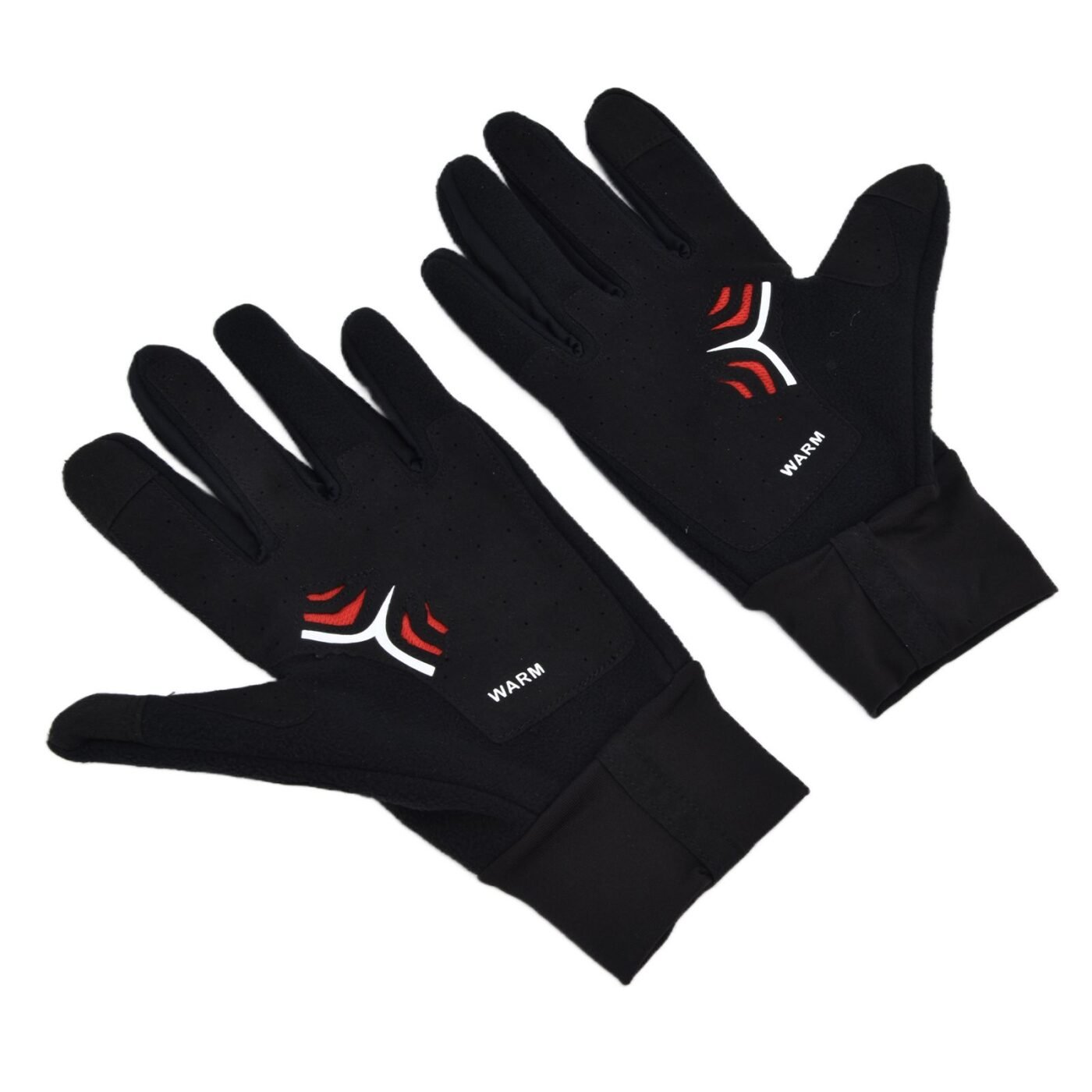Cycling Gloves Touch Sensitive Waterproof Black Non Slip Windproof Gloves for Outdoor Cycling TravelXL 2 Cycling Gloves Touch Sensitive Waterproof Black Non Slip Windproof Gloves for Outdoor Cycling TravelXL - image 2