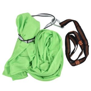 Aerial Yoga Hammock 1 X 2.8m Safe Breathable Relieve Pain Children’s Elastic Hammock for Yoga Children UseGreen