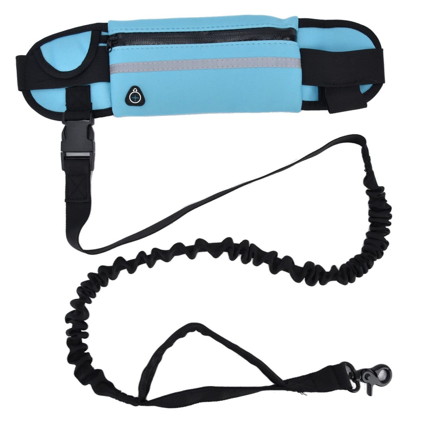 Sports Belt Bag Leash Set Reflective Elastic Explosion Proof Dog Running Traction Rope for Walking RunningSky Blue 1 Sports Belt Bag Leash Set Reflective Elastic Explosion Proof Dog Running Traction Rope for Walking RunningSky Blue
