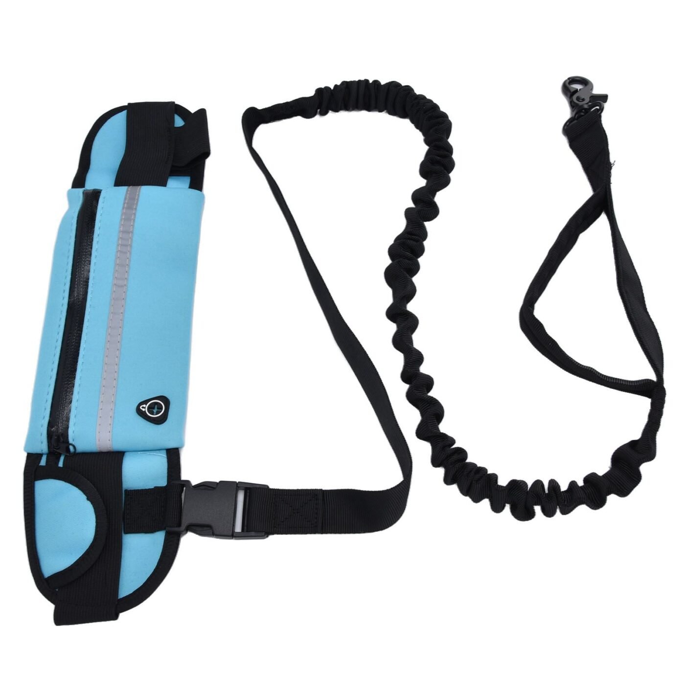 Sports Belt Bag Leash Set Reflective Elastic Explosion Proof Dog Running Traction Rope for Walking RunningSky Blue 3 Sports Belt Bag Leash Set Reflective Elastic Explosion Proof Dog Running Traction Rope for Walking RunningSky Blue - image 3