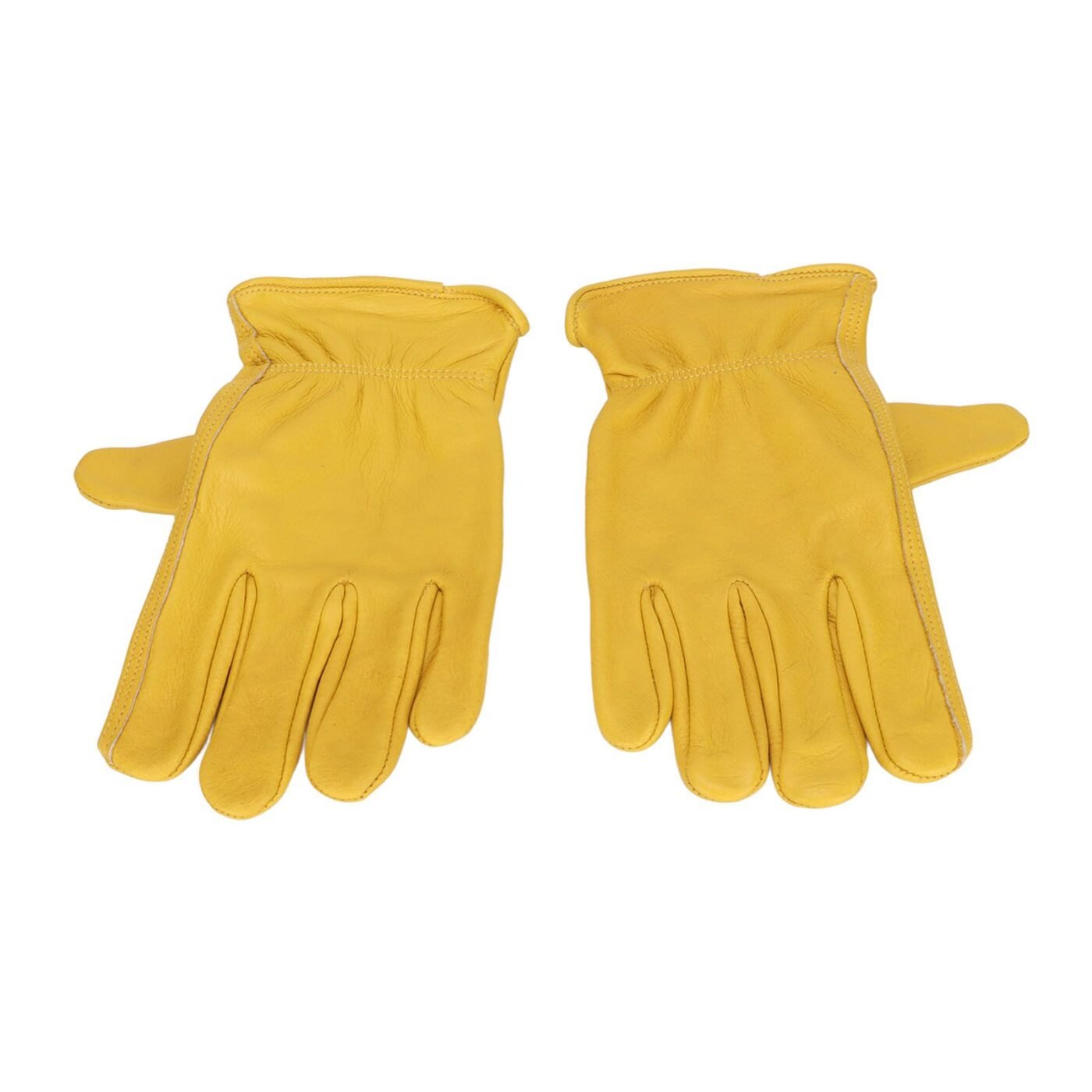 Garden Cowhide Gloves Wear Resistance Full Finger Leather Gloves for Outdoor CyclingM 5 Garden Cowhide Gloves Wear Resistance Full Finger Leather Gloves for Outdoor CyclingM - image 5