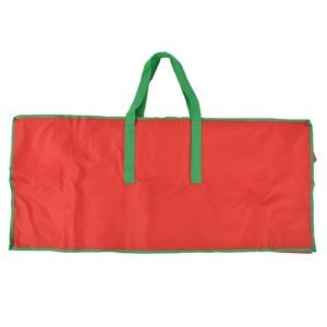 Christmas Tree Storage Bag Bright Red Protective Safe Reliable Durable Portable Organizer for Home