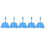 5Pcs Fly Swatter Blue Lightweight Flexible Convenient Thickened Fly Racket with Retractable Rod