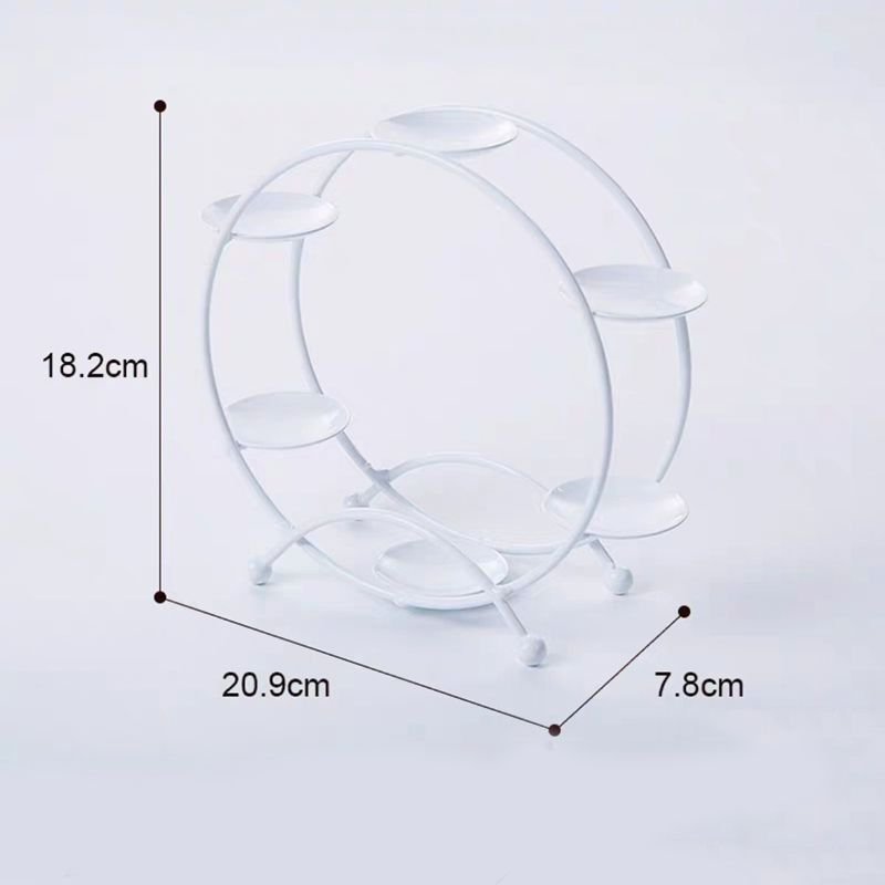 Ferris Wheel Display Rack Decorative Safe Rounded Edge Toys Storage Display Bracket Holder for Home White 2 Ferris Wheel Display Rack Decorative Safe Rounded Edge Toys Storage Display Bracket Holder for Home White - image 2