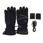 Electric Heating Gloves 3 Adjustable Temperature Lithium Battery Gloves for Outdoor Activities L