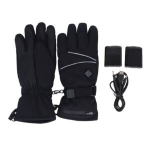 Electric Heating Gloves 3 Adjustable Temperature Lithium Battery Gloves for Outdoor Activities L