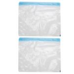 2Pcs Vacuum Storage Bag Space Saving Compressed Sealed Travel Bag with 3.5cm Thread Air InletM:32x26CM
