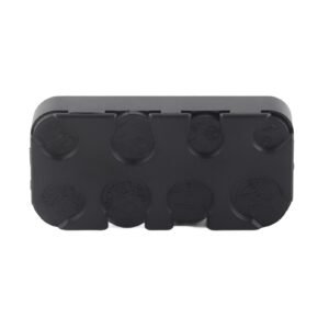 Rectangle Euro Coin Dispenser Plastic Coin Holders Storage Box Organizer Car Use