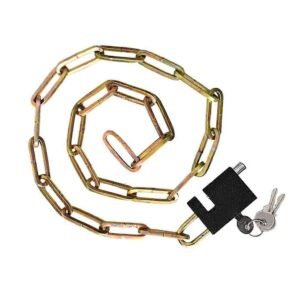 Bicycle Lock Mountain Bike Lock Alloy Chain Lock Anti-Theft Safety Chain Locks Portable Alloy Lock 4x60cm