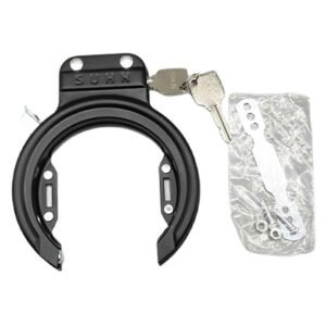 Outdoor Bicycle Horseshoe Lock – Fully Enclosed Steel Pipe Anti-Theft Lock with 2 Keys for Bicycles, Cycling and Gifts