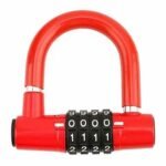 4 Digit U-Shape Bicycle Lock, Anti-Theft Security Code Lock