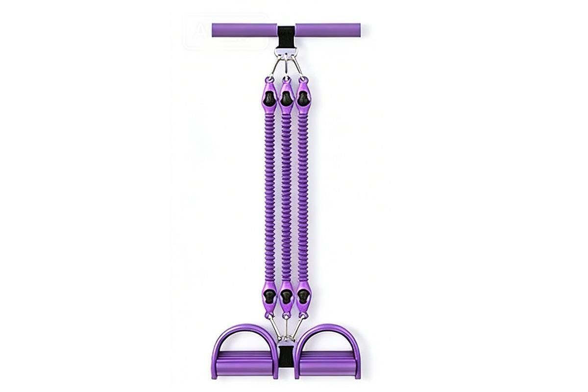 1 Set 4-in-1 Resistance Band Pedal Puller for Sit-Up Home Gym Yoga Pilates - 3 Tubes 3 1 Set 4-in-1 Resistance Band Pedal Puller for Sit-Up Home Gym Yoga Pilates – 3 Tubes - image 3