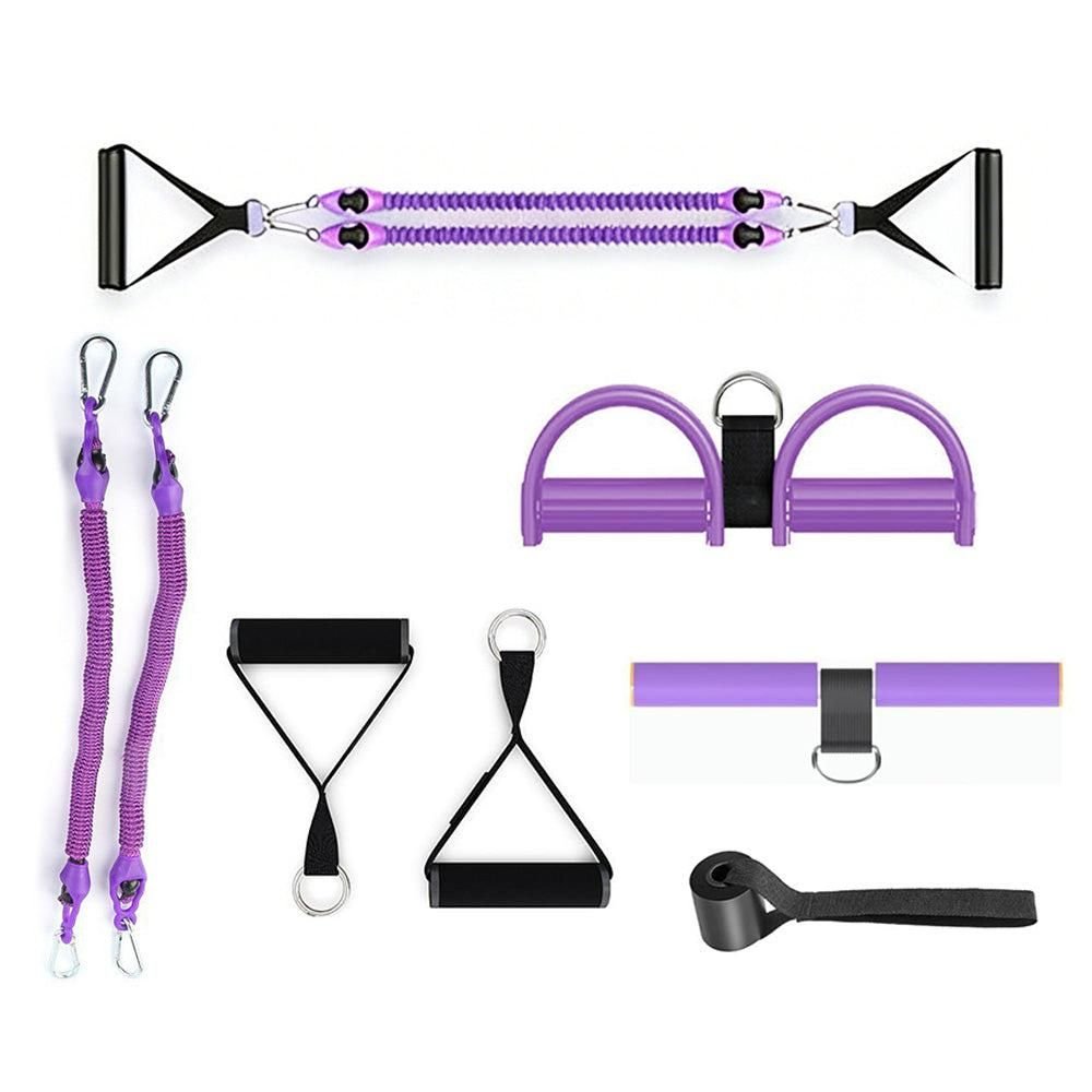 1 Set 4-in-1 Resistance Band Pedal Puller for Sit-Up Home Gym Yoga Pilates - 3 Tubes 4 1 Set 4-in-1 Resistance Band Pedal Puller for Sit-Up Home Gym Yoga Pilates – 3 Tubes - image 4