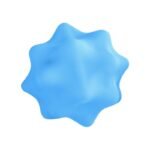 Fitness Massage Ball for Myofascial Release, Deep Tissue Trigger Point Therapy for Muscle Recovery, Back, Neck, Shoulder and Foot Massage – Blue