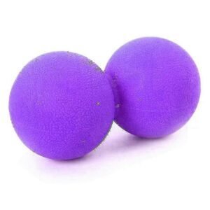 Purple Peanut Massage Ball – Double Lacrosse Massage Ball & Mobility Ball Deep Tissue Massage