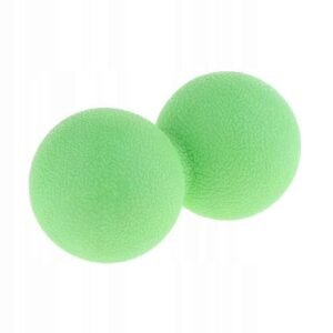 Green Peanut Massage Ball – Double Lacrosse Massage Ball & Mobility Ball Deep Tissue Massage