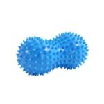 Spiky Peanut Massage Ball Deep Tissue Muscle Roller PVC Foot Massage Ball for Myofascial Release Trigger Point Therapy Yoga Fitness – Blue