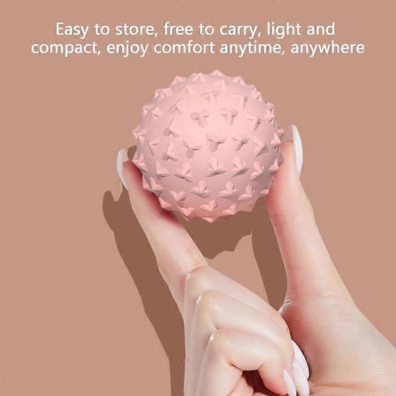 TPE Massage Ball for Deep Tissue Muscle Massage, Trigger Point Therapy, Yoga, Fitness and Muscle Recovery - Pink 3 TPE Massage Ball for Deep Tissue Muscle Massage, Trigger Point Therapy, Yoga, Fitness and Muscle Recovery – Pink - image 3
