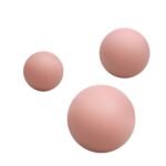 3Pcs Massage Balls Back Massage Equipment Yoga Balls for Women Training Yoga – Pink