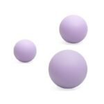 3Pcs Massage Balls Back Massage Equipment Yoga Balls for Women Training Yoga – Purple