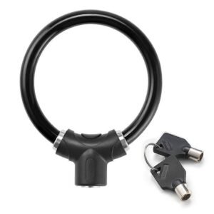 Rings Shape Bicycles Antitheft Lock High Security Mountain Bicycles Lock – Black