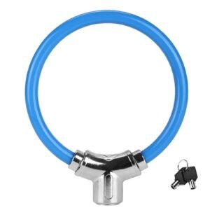 Reliable Bicycle Lock, Heavy-Duty Multifunctional Bicycle Lock for All Bicycle Types, Durable Steel Material, Size Adjustable