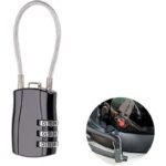 Cable Lock, Retractable Cable Lock, Digital Combination Lock, Bicycle Helmet Lock, Combination Cable Lock, Bicycle Cable Lock, Number Cable Lock, Comb