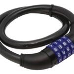 4-Digit Bicycle Lock, 12 mm Steel Cable, Bicycle Security Lock