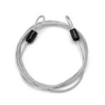Widely Used Bicycle Lock Double Head Ring Design Anti-theft Security Bicycle Lock Rope for Bike – Gray