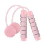 Jump Rope,Ropeless Jump Ropes For Fitness,skipping Rope For Wellness Beginners,adults Workout – Pink