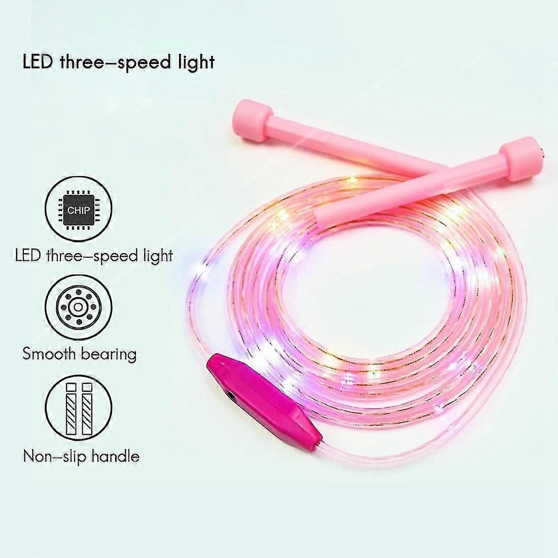Light Up Jump Rope Led Skipping Rope Colorful Led Fitness Jump Ropes 2 Light Up Jump Rope Led Skipping Rope Colorful Led Fitness Jump Ropes - image 2