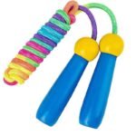 Jump Rope Beaded Skipping Rope Adjustable Tangle-free Segmented Jumping Rope – Blue