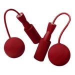 Cordless Jumping Rope Gym Exercise Fitness Weighted Jump Rope – Red